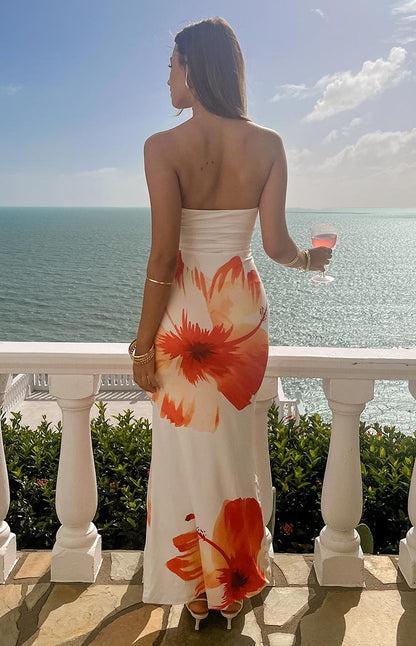 Floral Print Maxi Dress